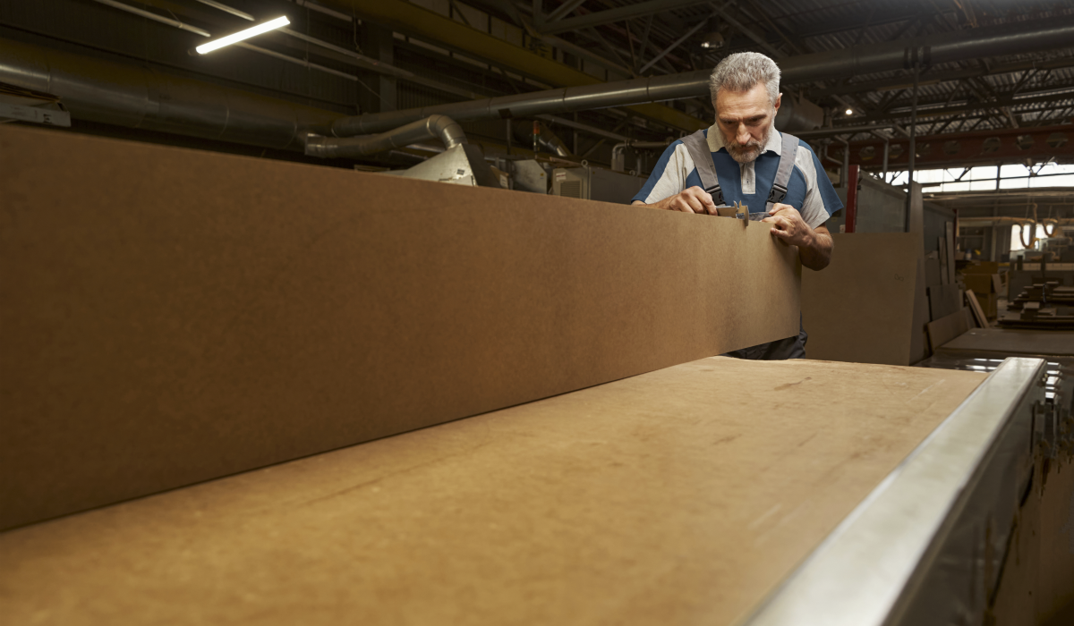 Production line for WI fiber and porous boards