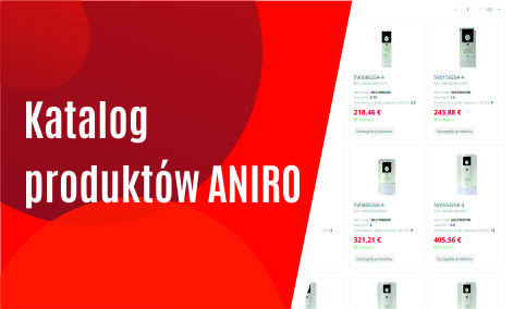 ANIRO Catalog of Products - a new tool for customers!